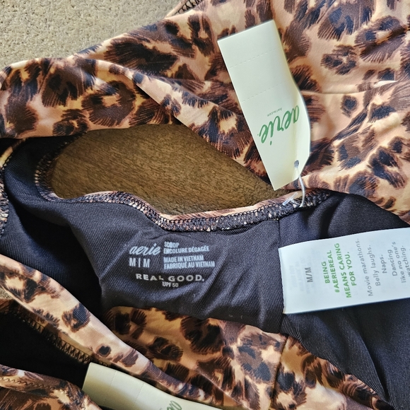 American Eagle Aerie leopard print swimwear bikini set - Picture 7 of 7